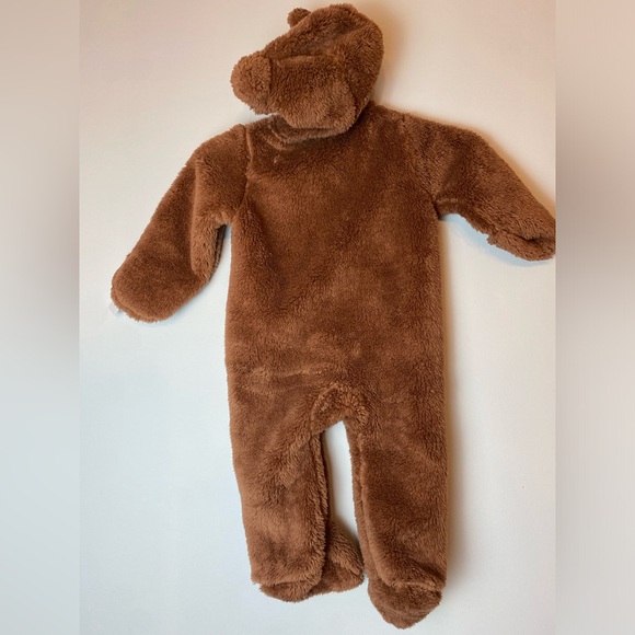 Carter's Brown Fleece Bear Footie - Picture 4 of 6